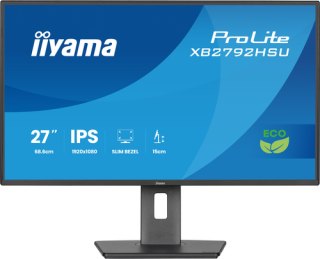 iiyama ProLite XB2792HSU-B1 A computer monitor 68,6 cm (27") 1920 x 1080 Pixels Full HD LED Zwart