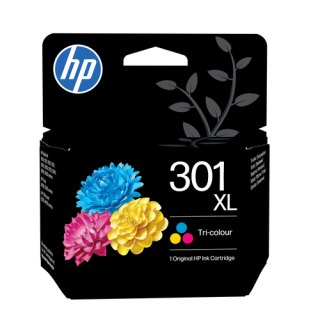 HP 301XL originele high-capacity drie-kleuren inktcartridge