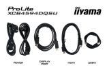 iiyama ProLite XCB4594DQSU-B1 computer monitor 113 cm (44.5") 5120 x 1440 Pixels Dual QHD LED Zwart