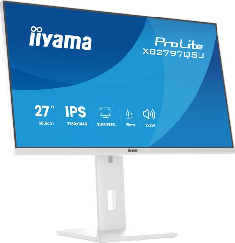 iiyama ProLite XB2797QSU-W1 computer monitor 68,6 cm (27") 2560 x 1440 Pixels Quad HD LED Wit
