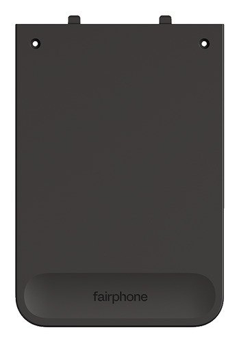 Fairphone F6COVL-1ZW-WW1 mobiele telefoon onderdeel Deksel van de achterbehuizing Zwart