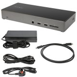 StarTech.com USB C Dock - Triple 4K Monitor USB Type-C Docking Station - 100W Power Delivery - DP 1.4 Alt Mode & DSC, 2x DisplayPort 1.4/HDMI 2.0 - 6xUSB (2x 10Gbps), SD - Windows/Chrome