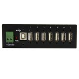 StarTech.com Monteerbare robuuste industriële 7-poort USB-hub