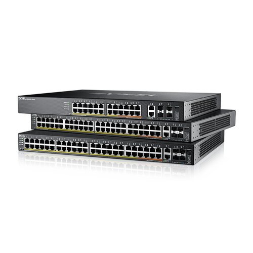 Zyxel XGS2220-30HP Managed L3 Gigabit Ethernet (10/100/1000) Power over Ethernet (PoE) Zwart