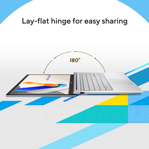 ASUS Vivobook 15 X1504VA-BQ4263W Intel Core 5 120U Laptop 39,6 cm (15.6") Full HD 16 GB DDR5-SDRAM 512 GB SSD Wi-Fi 6 (802.11ax) Windows 11 Home Blauw AZERTY Belgisch