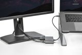 StarTech.com Dual-Monitor Thunderbolt Mini Dock, 4K 60Hz DisplayPort, Driverloze Hub voor Windows & Mac, Gigabit Ethernet, 1x USB-A (USB 5Gbps), 28cm Kabel