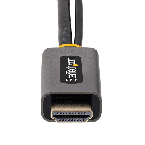 StarTech.com 30cm HDMI naar DisplayPort Adapter Kabel, Actieve 4K 60Hz HDMI 2.0 naar DP 1.2 Converter, HDR, USB Bus Powered, HDMI Bron naar DisplayPort Scherm voor Laptops/PC