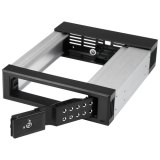StarTech.com 5.25" naar 3.5" Harde Schijf Hot Swap Bay - Zonder tray - Voor 3.5" SATA/SAS schijven - Aluminium - SAS/ SATA Backplane