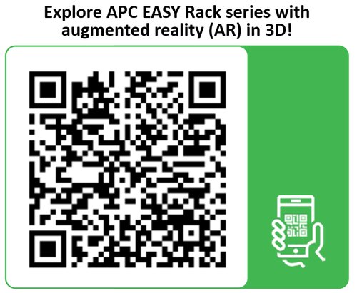 APC NetShelter Easy ER8212 - 42U/HE, 800mm(b) x 1100mm(d) 19" IT rack, met zijpanelen
