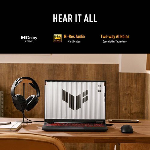ASUS TUF Gaming A16 FA608UH-RV015W AMD Ryzen™ 7 260 Laptop 40,6 cm (16") WUXGA 16 GB DDR5-SDRAM 512 GB SSD NVIDIA GeForce RTX 5050 Wi-Fi 6E (802.11ax) Windows 11 Home Grijs AZERTY Belgisch