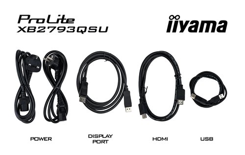 iiyama ProLite XB2793QSU-B1 computer monitor 68,6 cm (27") 2560 x 1440 Pixels Quad HD LED Zwart