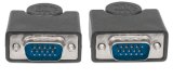Manhattan VGA-monitorkabel, 1,8 m, HD15 mannelijk/mannelijk, hogere SVGA-specificatie, volledig compatibel met VGA, volledig afgeschermd, zwart, levenslange garantie, equivalent van MXT101MM