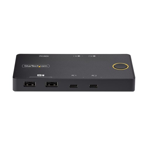 StarTech.com C2-H46-UC2-PD-KVM KVM-switch Zwart