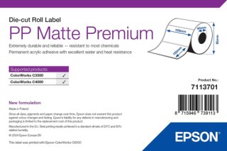 Epson 7113701 printeretiket Wit Zelfklevend printerlabel