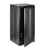 StarTech.com 4 Post 26U Wandmonteerbare Netwerkkast met 1U Schap, 19" Scharnierende Patchkast voor Data/AV/Electronica/Computer Apparatuur, Veelzijdig Geventileerd Server Rack, Vergrendelbaar