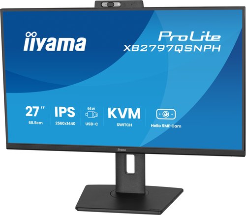 iiyama ProLite XB2797QSNPH-B1 computer monitor 68,6 cm (27") 2560 x 1440 Pixels Quad HD LED Zwart