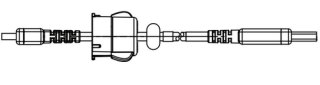 Zebra USB2.0 - miniUSB2.0 USB-kabel USB A Mini-USB B 0,48 Gbit/s