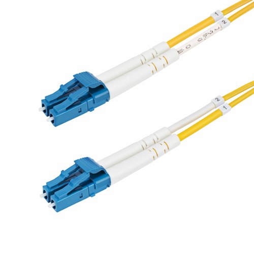 StarTech.com 6m LC naar LC (UPC) OS2 Single Mode Duplex Glasvezel Kabel, 9/125µm, Laser Optimized, 100G, Flexibel Buigen, Low Insertion Loss, LSZH Fiber Patchkabel
