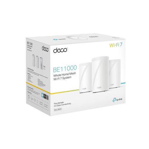 TP-Link BE9300 Tri-band (2,4 GHz / 5 GHz / 6 GHz) Wi-Fi 7 (802.11be) Wit 4 Intern