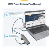 StarTech.com USB-C Multiport Adapter Hub, USB-C naar 4K 60Hz HDMI, Gigabit Ethernet en 100W Laptop Charging voor Macbook Pro / Air en Windows