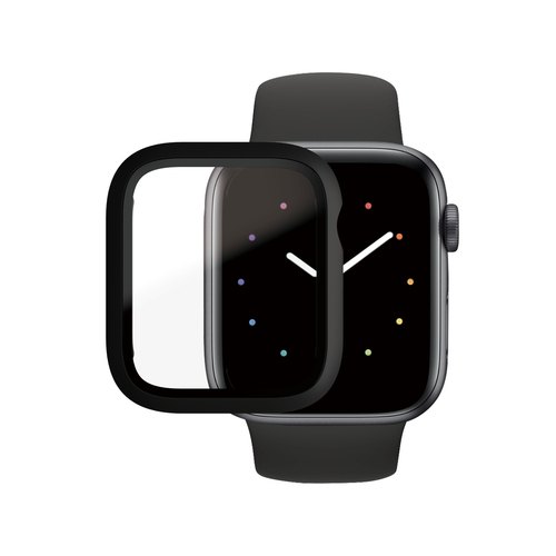 PanzerGlass ® Full body Case Black Apple Watch SE 3 | SE | 6 | 5 | 4 | 44mm Doorzichtige schermbeschermer 1 stuk(s)