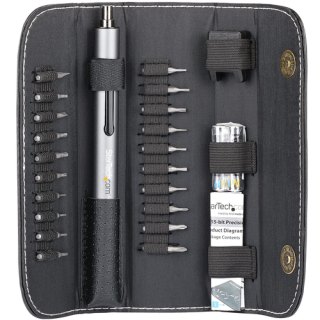 StarTech.com 20 Bit Elektrische Precisie Schroevendraaier Set - Mini Schroevendraaier op Batterij voor Laptop, Computer, Tablet, Telefoon & Electronica Reparatie - Magnetisch - Draadloos