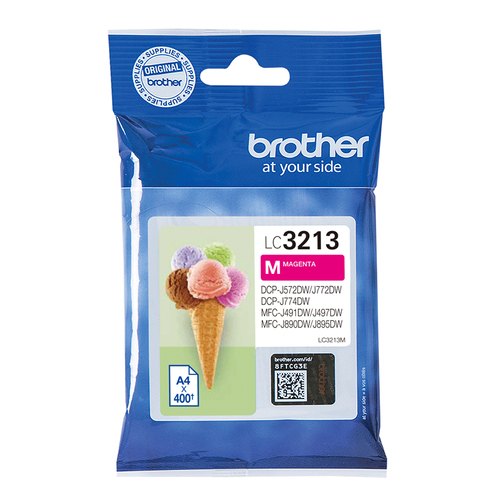 Brother LC3213M inktcartridge 1 stuk(s) Origineel Hoog (XL) rendement Magenta