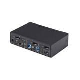 StarTech.com 2-Port DisplayPort KVM Switch, 4K 60Hz, DP 1.2, HDCP 1.4, EDID Beheer, 2-Port USB 3.0 Hub, 4x USB HID Poorten, TAA Compliant
