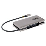 StarTech.com 4-Port USB-C Hub, 1x USB-A & 3x USB-C Ports, USB 3.1 10Gbps, Bus Powered USB Hub, USB Type C Hub met 25cm Wrap-Around Kabel, Compacte USB-C naar USB-A Hub