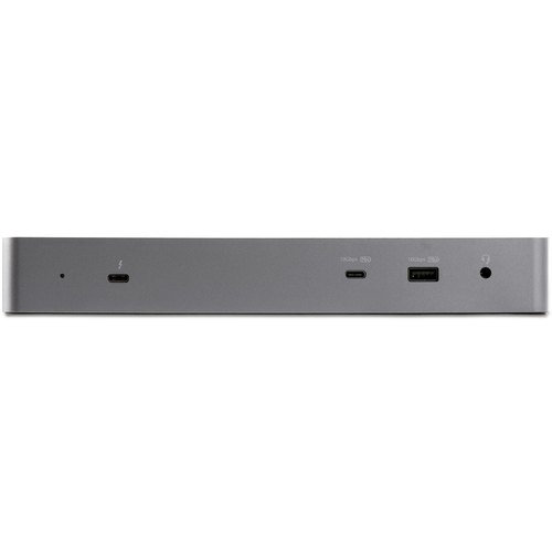 StarTech.com Thunderbolt 3 Dock met USB-C Host Compatibiliteit - Dual 4K 60Hz DisplayPort 1.4 en Dual HDMI 2.0 - Single 8K - TB3/USB-C Laptop Docking Station - 96W PD, 5xUSB - 10Gbps