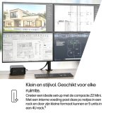 HP Z2 Mini G1a Wolf Pro Security Edition Copilot+ PC AMD Ryzen AI Max+ PRO PRO 395 64 GB LPDDR5x-SDRAM 1 TB SSD Windows 11 Pro Mini PC Workstation AI Workstation, AI PC Zwart