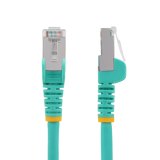 StarTech.com 7m CAT6a Ethernet Kabel, Aqua, Low Smoke Zero Halogen (LSZH), 10GbE 500MHz 100W PoE++ Snagless RJ-45 S/FTP Netwerk Patch Kabel met Trekontlasting, Fluke Tested/ETL