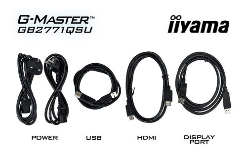 iiyama G-MASTER GB2771QSU-B1 computer monitor 68,6 cm (27") 2560 x 1440 Pixels Wide Quad HD Zwart
