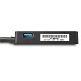 StarTech.com USB 3.0 naar gigabit Ethernet-adapter NIC met USB-poort - zwart