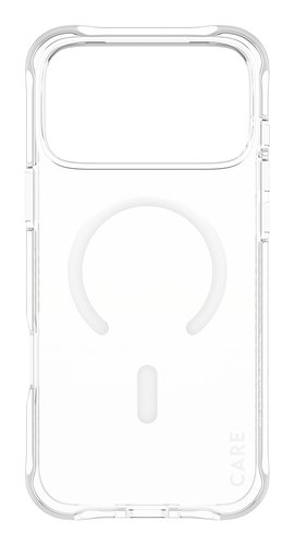 PanzerGlass CARE™ by ® Samba Case Transparent w. White MagSafe iPhone 18 Pro Max | 17 Pro Max mobiele telefoon behuizingen Hoes Transparant