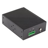 StarTech.com PoE+ Industrial Glasvezel naar Ethernet Media Converter 0W SFP naar RJ45 Single Mode/Multi Mode Gigabit Fiber naar Koper Compact design IP-30/ -40°C tot +75°C