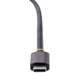 StarTech.com USB-C Display Adapter, USB C naar HDMI DVI VGA Adapter, 4K 60Hz, Aluminium, Video Display Adapter, Thunderbolt 3 / 4 Compatibel, USB Type C Travel Adapter
