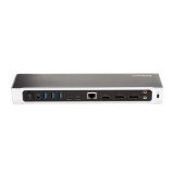 StarTech.com 4K USB-C Dock, Triple UHD 4K Monitor Docking Station, Mac & Windows, USB C to HDMI & DisplayPort, 60W Power Delivery, 5x USB 5Gbps Hub