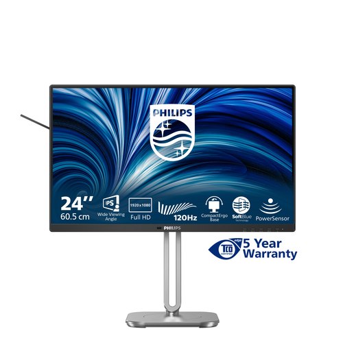 Philips 4000 series 24B2N4200/00 computer monitor 60,5 cm (23.8") 1920 x 1080 Pixels Full HD LCD Grijs