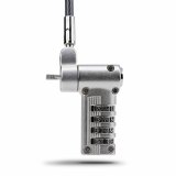 StarTech.com 2m Universeel Laptop Kabelslot, Security Kabel met Vooraf Ingesteld Combinatieslot, Compatibel met Noble Wedge&reg;/Nano/K-Slot, Cijferslot zonder Sleutel, TAA