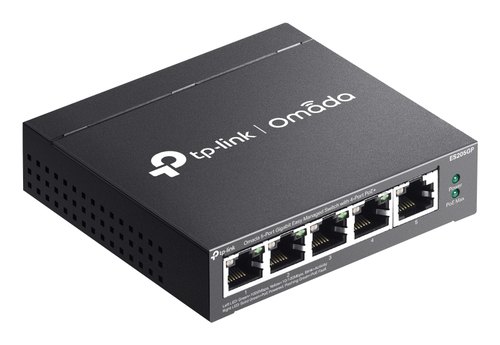 TP-Link Omada ES205GP netwerk-switch Managed Gigabit Ethernet (10/100/1000) Power over Ethernet (PoE) Zwart