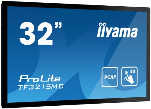 iiyama ProLite TF3215MC-B2 computer monitor 80 cm (31.5") 1920 x 1080 Pixels Full HD LED Touchscreen Kiosk Zwart
