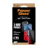 PanzerGlass ® 2-Way Privacy Screen Protector iPhone 17 Pro Max | Ultra-Wide Fit w. EasyAligner Doorzichtige schermbeschermer Apple 1 stuk(s)