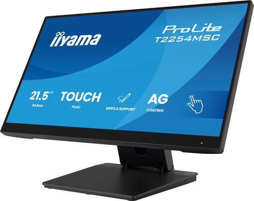 iiyama T2254MSC-B2AG computer monitor 54,6 cm (21.5") 1920 x 1080 Pixels Full HD LED Touchscreen Zwart