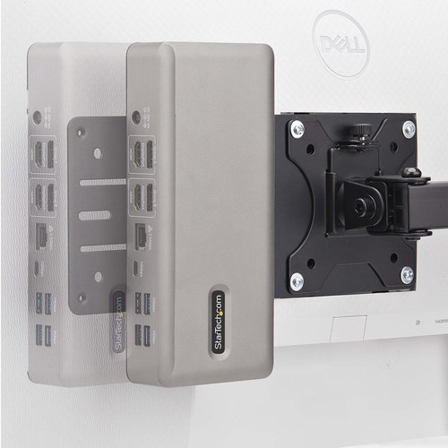 StarTech.com VESA Montageplaat voor NUC/Thin Clients of Laptop Docking Stations, VESA 75x75/100x100 Compatibel Adapter voor Mini PC