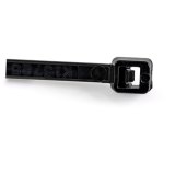 StarTech.com 15 cm Zwarte Kabelbinders 3 mm Breed, 39 mm Bundeldiameter, 18 kg Treksterkte Zelfsluitende Snelbinders uit Nylon met Gebogen Punt, 94V-2/UL Listed, 1000 stuks