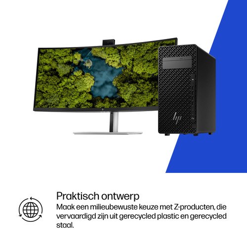 HP Z2 Tower G1i Wolf Pro Security Edition Intel Core Ultra 7 265K 64 GB DDR5-SDRAM 1 TB SSD Windows 11 Pro Workstation AI Workstation, AI PC Zwart