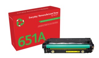 Everyday ™ Geel Remanufactured Toner van Xerox compatible met HP 651A 650A 307A (CE342A/CE272A/CE742A), Standaard capaciteit