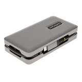 StarTech.com USB-C Multiport Adapter, 4K 60Hz HDMI/DP, 3-Port USB Hub, 100W Power Delivery Pass-Through, GbE, Travel Docking Station met Charging, Mini Dock, 30cm Wrap-Around Kabel
