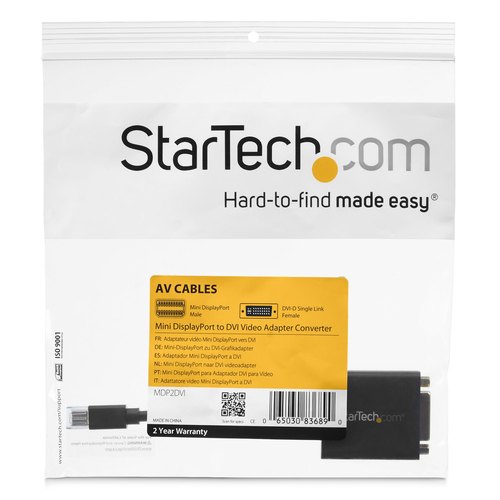 StarTech.com Mini DisplayPort naar DVI Video Adapter Converter